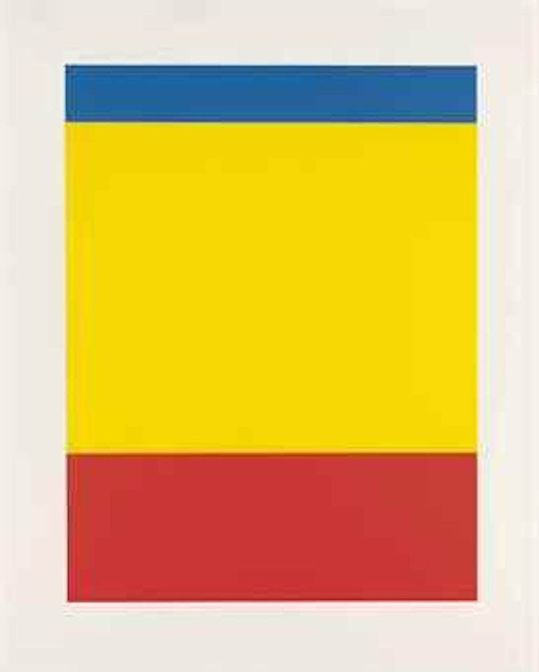 Blue Yellow Red by Ellsworth Kelly