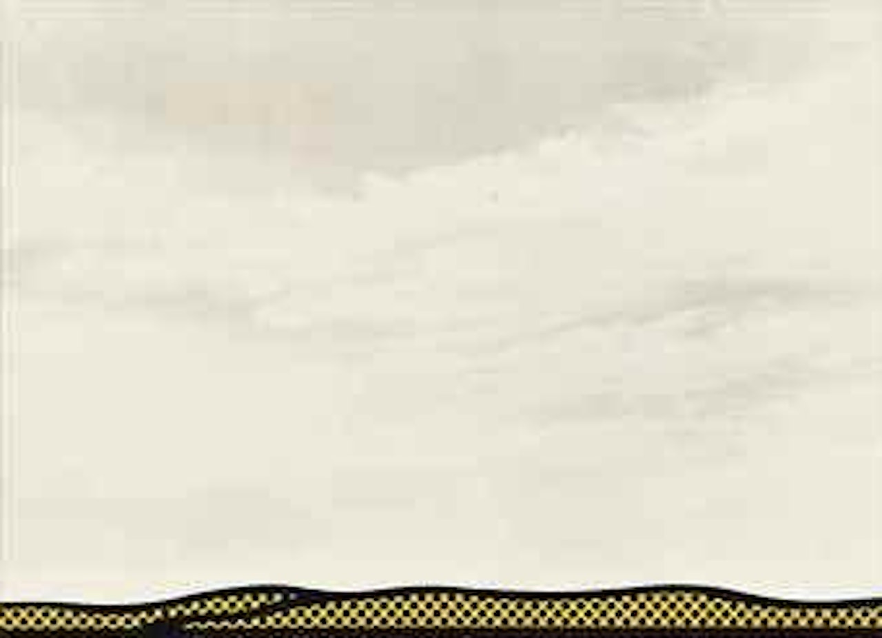 One plate, from: Ten Landscapes by Roy Lichtenstein