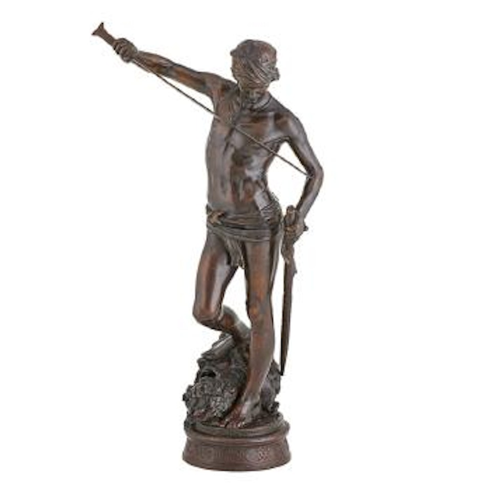 David Vainqueur De Goliath by Marius Jean Antonin Mercie