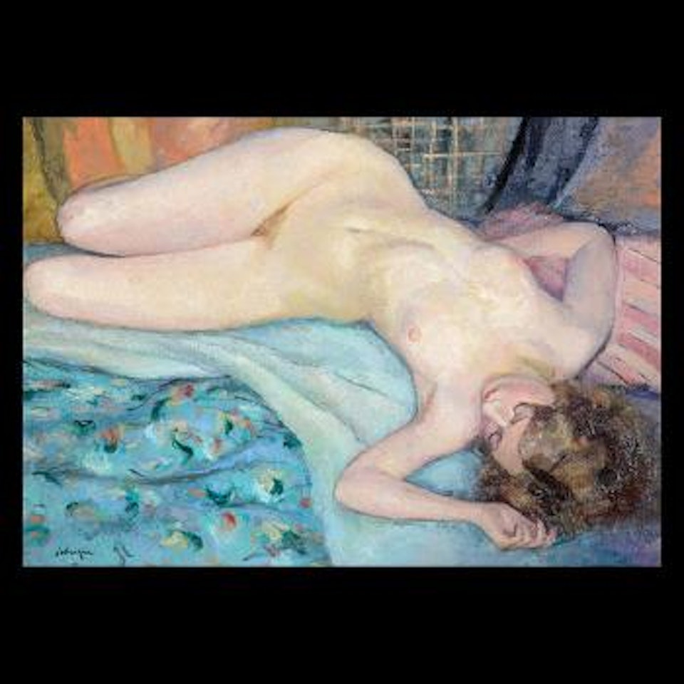 Reclining nude by Henri Lebasque