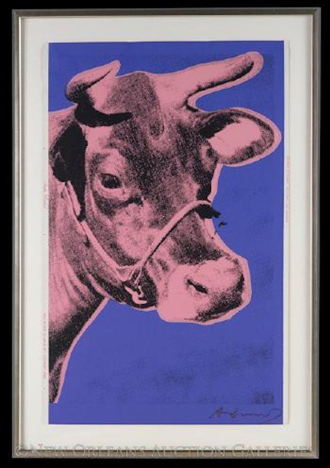 Cow wallpaper by Andy Warhol