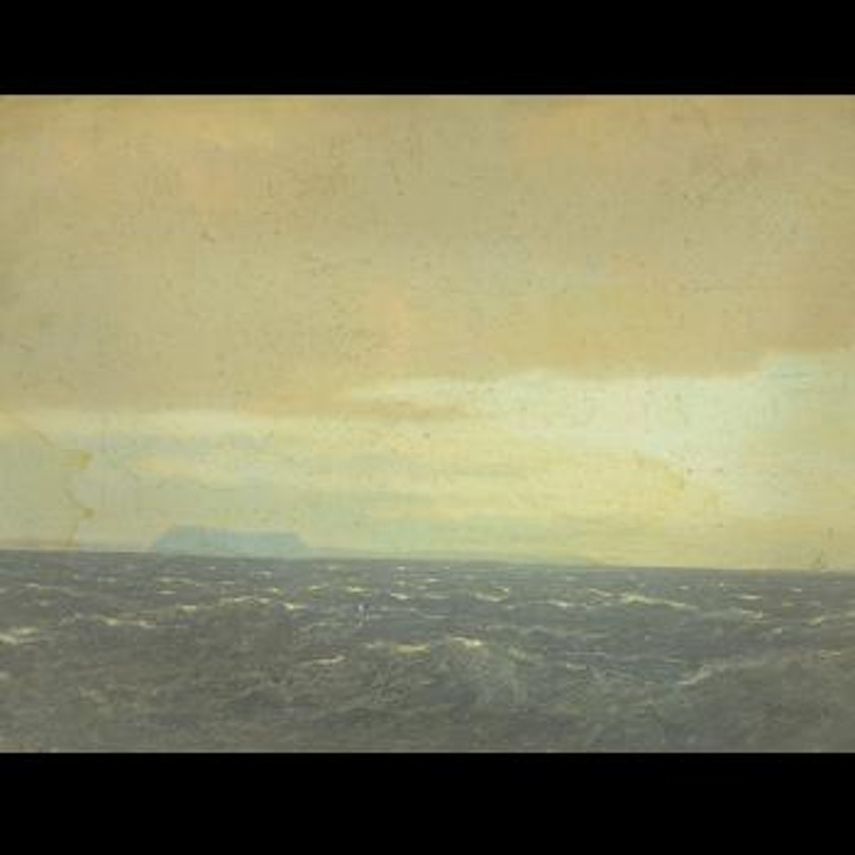 Sailing off the coast by William Bradford