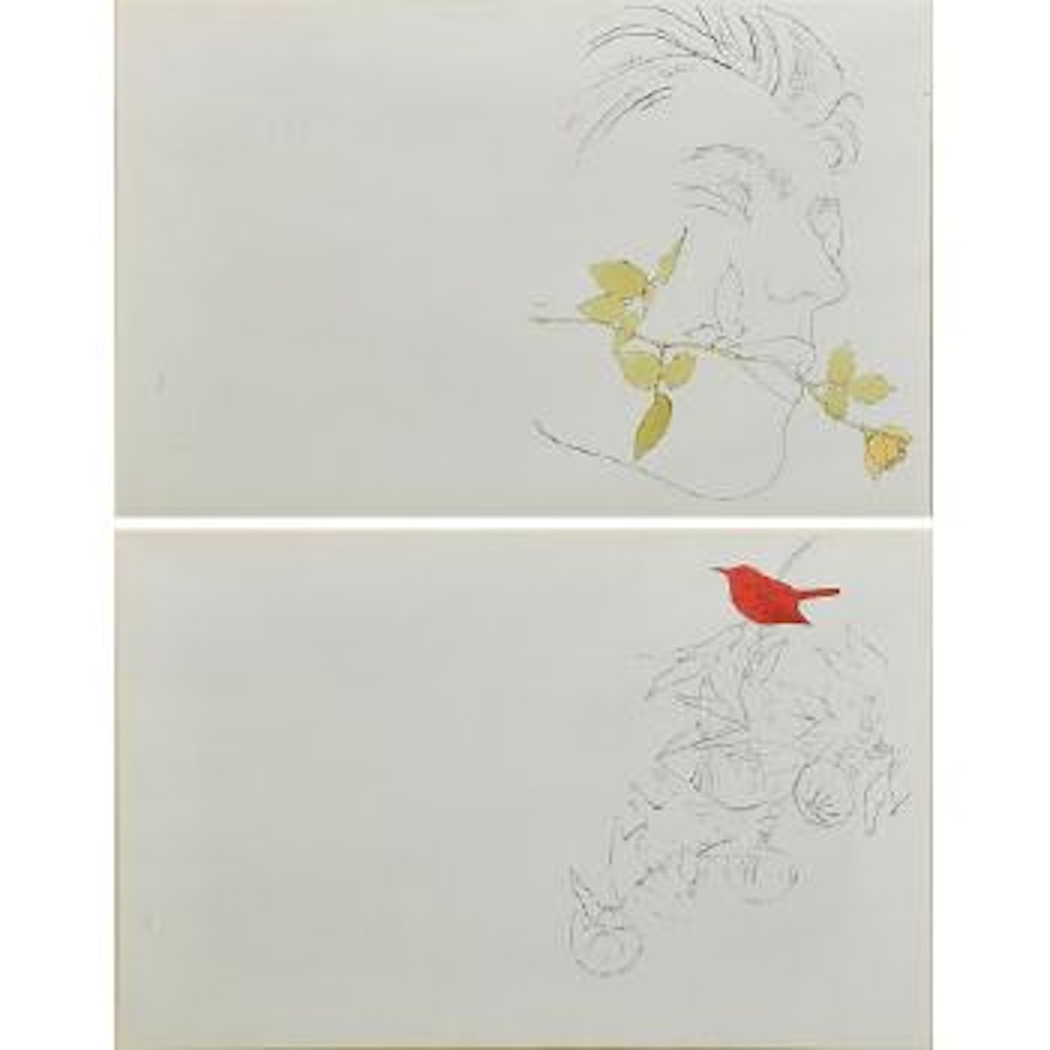 Untitled, from a gold book by Andy Warhol