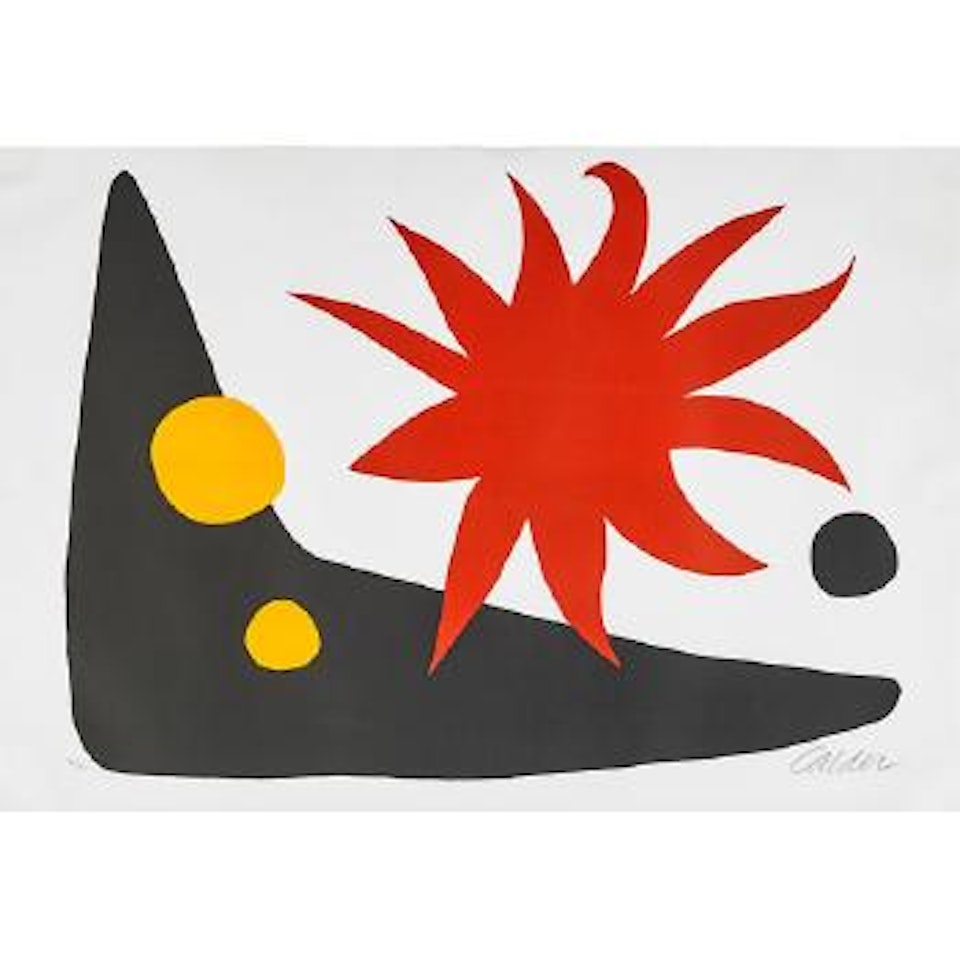 The red sun (Le soleil rouge) by Alexander Calder