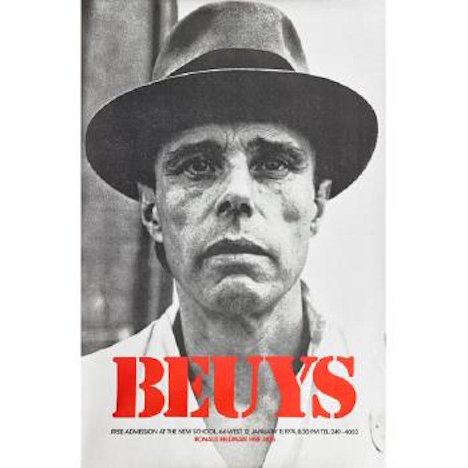 New School Poster by Joseph Beuys