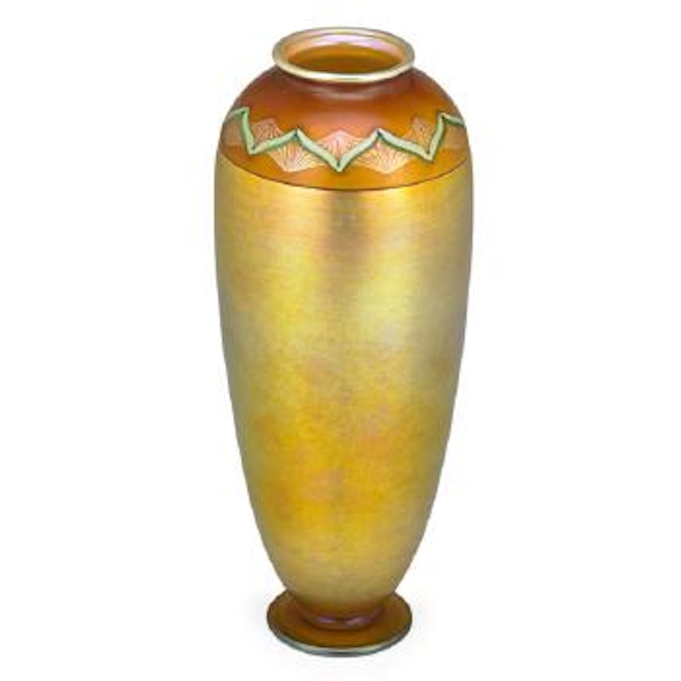 Gold Tel-el-Amarna vase by Tiffany Studios