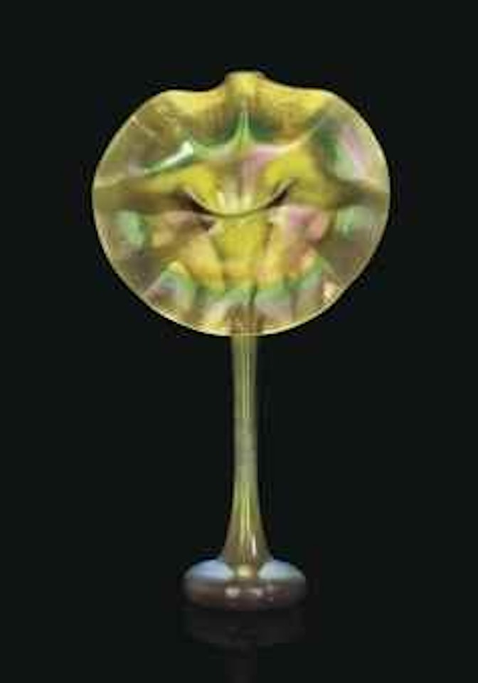 A 'Jack-in-the-Pulpit' vase by Tiffany Studios