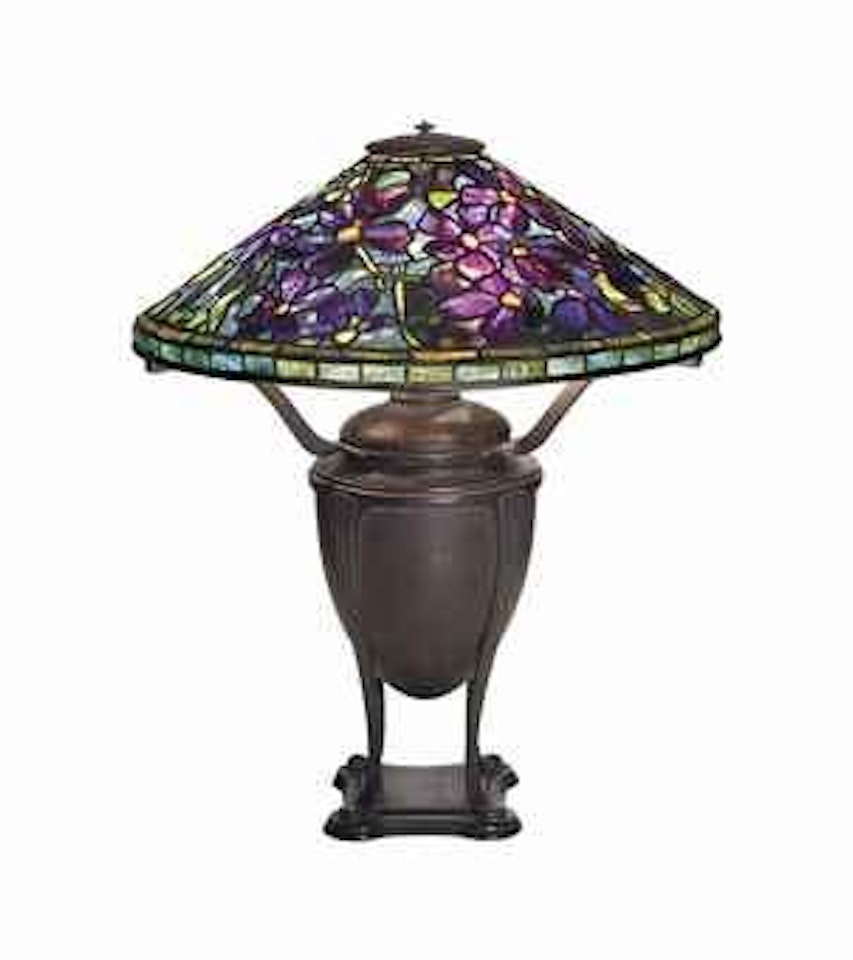 A 'Clematis' Table Lamp by Tiffany Studios