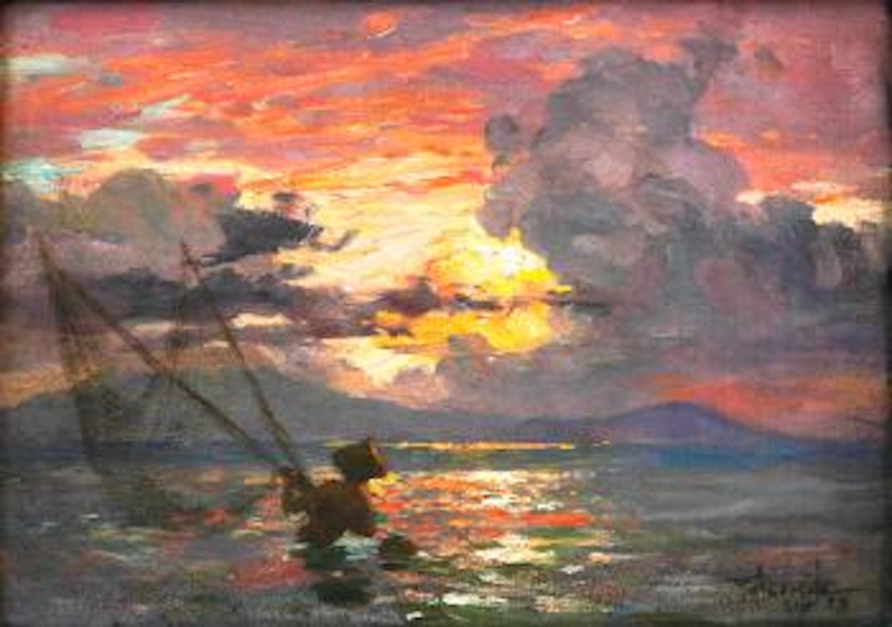 Seascape by Fernando Amorsolo