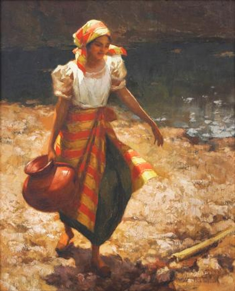 Water Carrier by Fernando Amorsolo