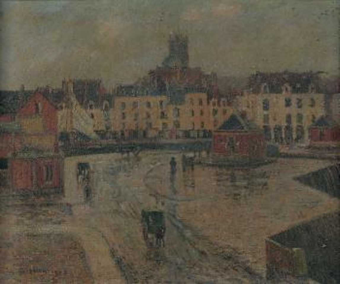 Le quai de Carenage, Dieppe by Gustave Loiseau