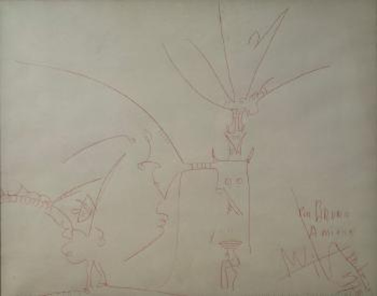 Composition aux personnages by Wifredo Lam