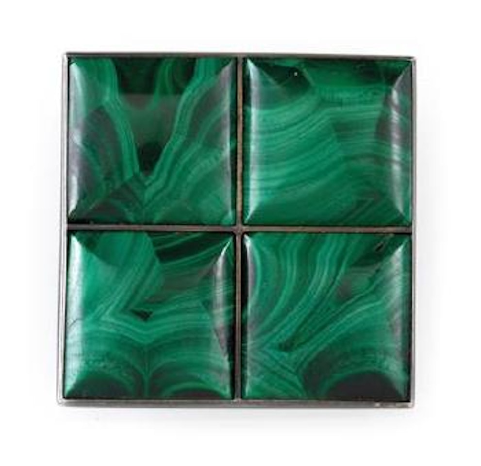 A brooch by Josef Hoffmann