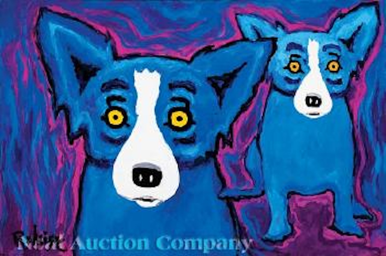 Between my mentor by George Rodrigue