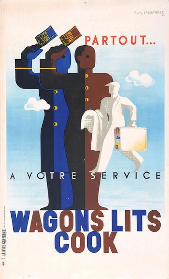 Wagons Lits cook by Cassandre (Adolphe Jean-Marie Mouron)