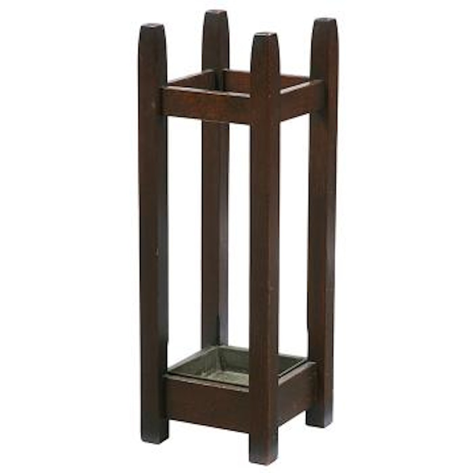 Umbrella stand, #54 by Gustav Stickley