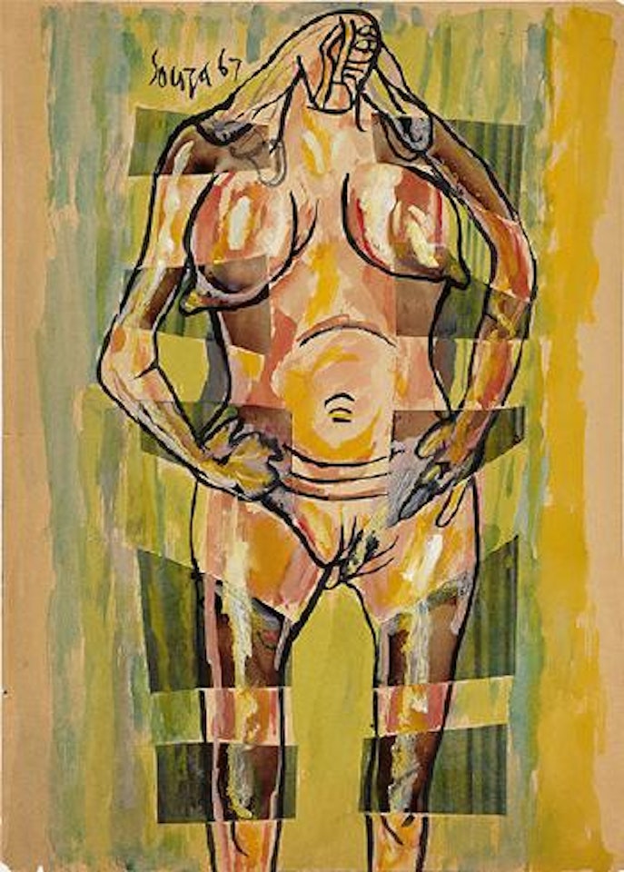 Untitled (Nude) by Francis Newton Souza