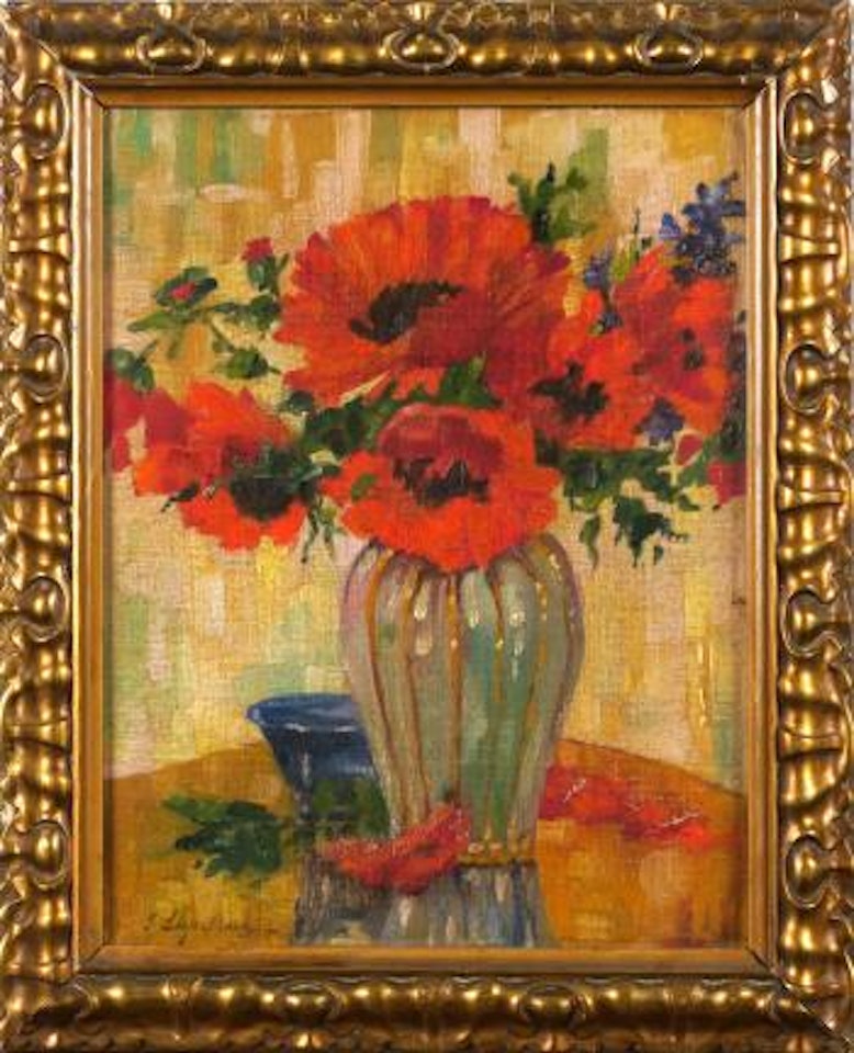 Les Coquelicots by Georgij Aleksandrovic Lapschin