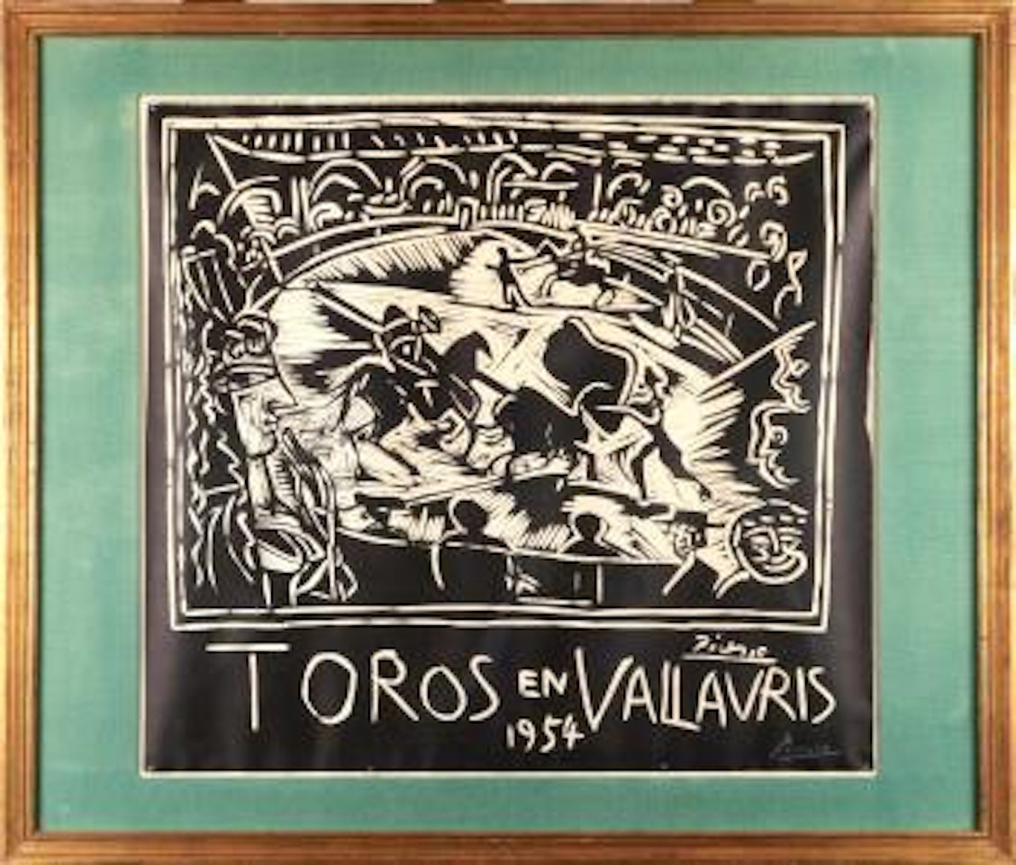 Toros en Vallauris by Pablo Picasso