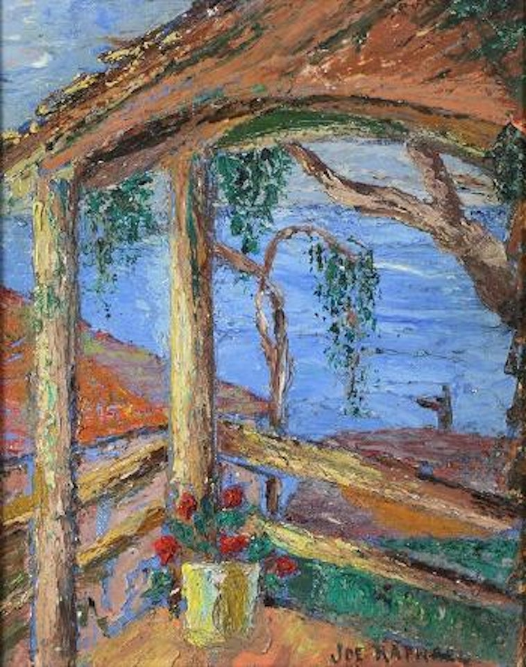 Gazebo by the Sea by Joseph Raphael