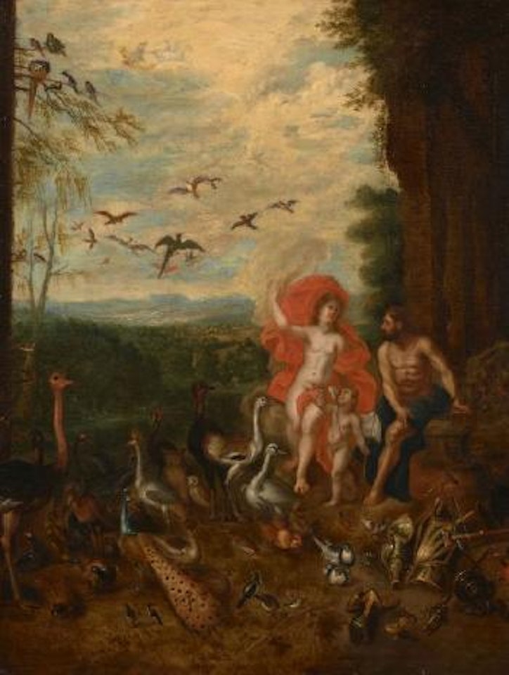 Allégorie de l'air et du feu by Jan Brueghel by Flemish School