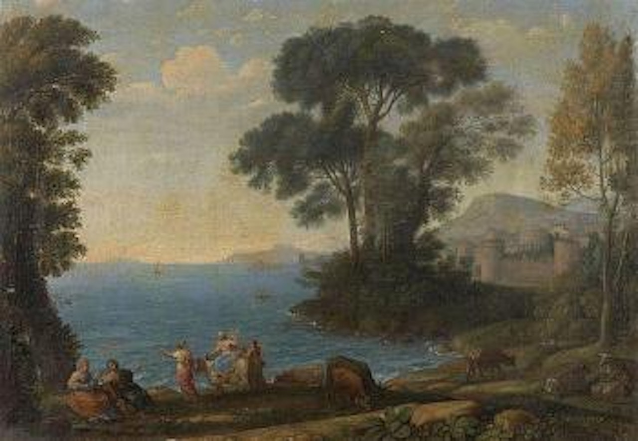 L'Enlèvement d'Europe by Claude Lorrain by Italian School