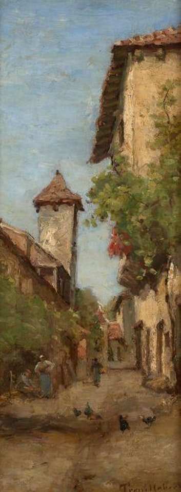 Vieux pigeonnier à Bretenoux dans le lot by Paul Désiré Trouillebert