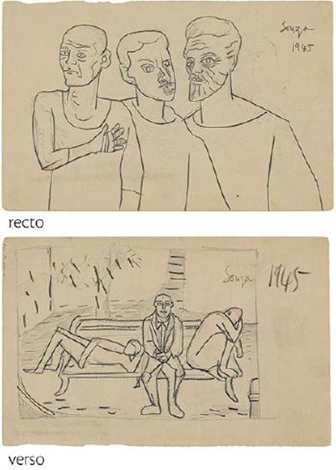Untitled (Souza and Friends) by Francis Newton Souza