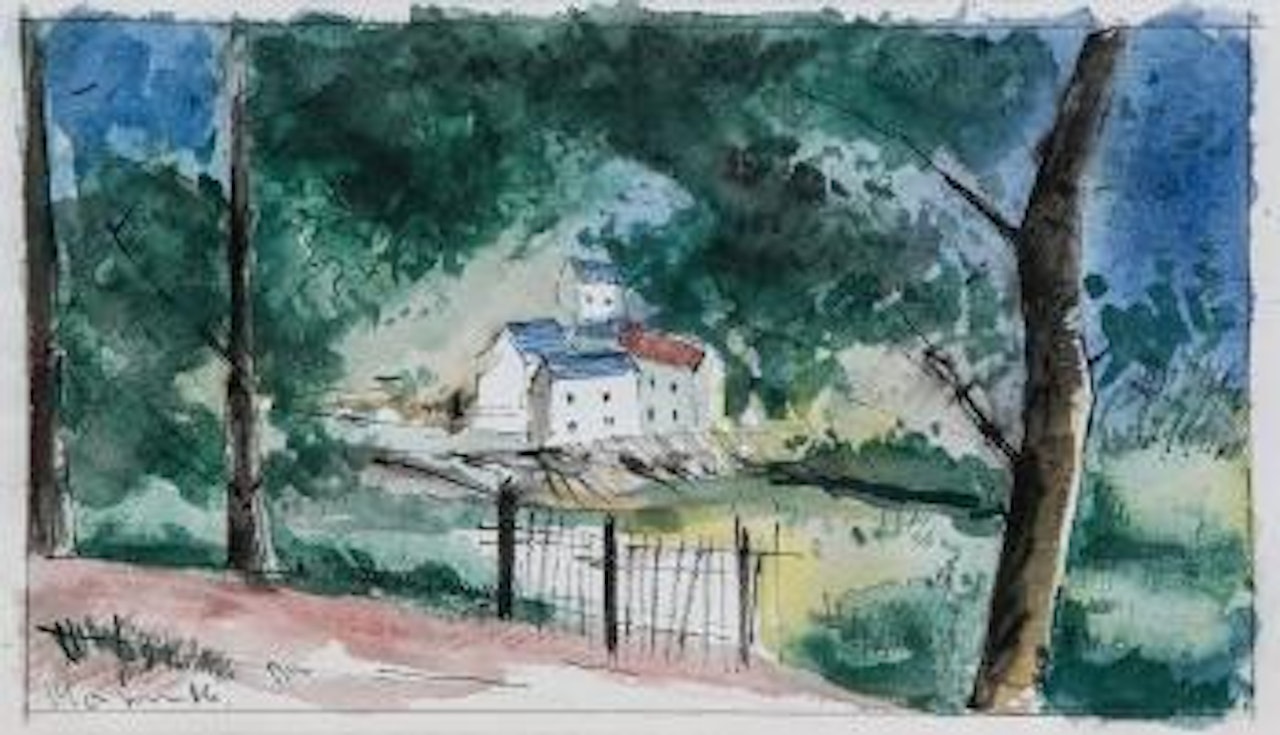 Häuseransammlung in einer Sommerlandschaft by Maurice de Vlaminck