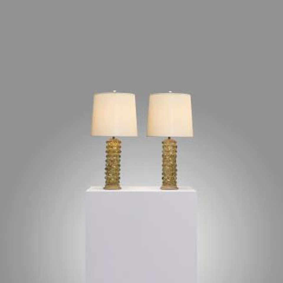 A Lenti table lamps by Ercole Barovier