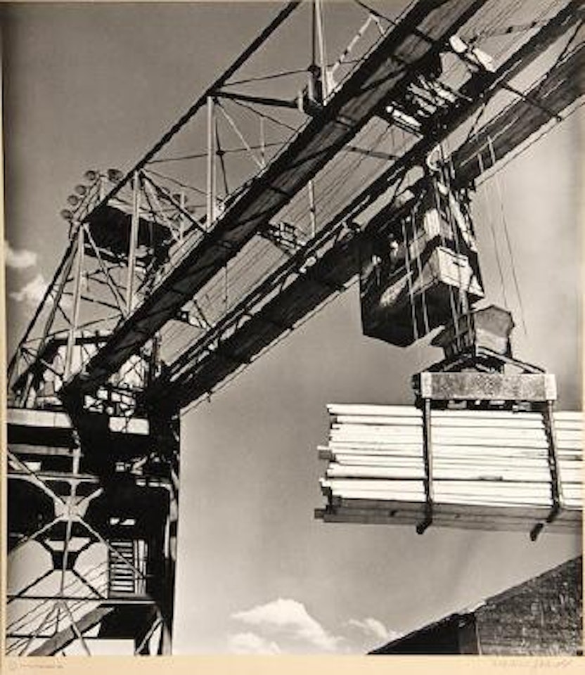 Mill Machinery, from Red River Lumber Co., 1943 by Berenice Abbott