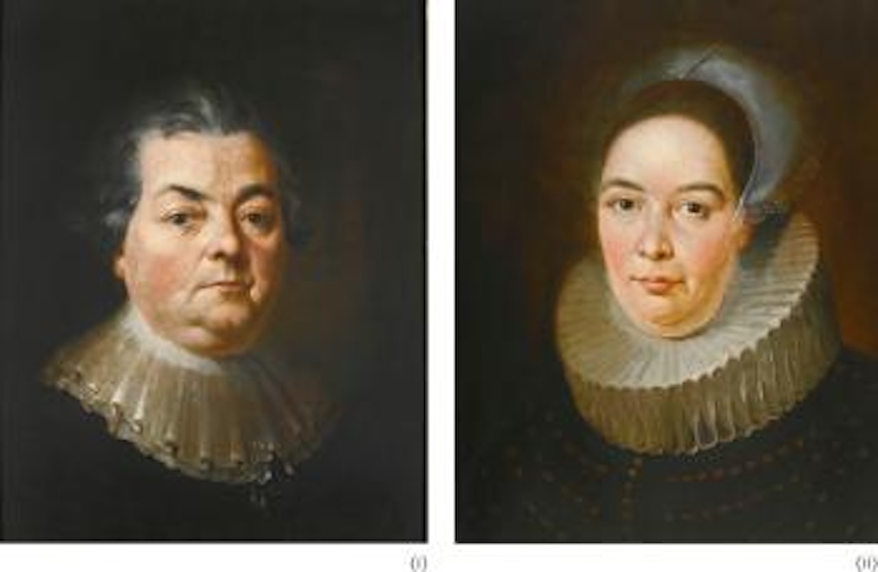 Councillor von Marschall of Koblenz and his wife, bust-length by Januarius Johann Rasso Zick