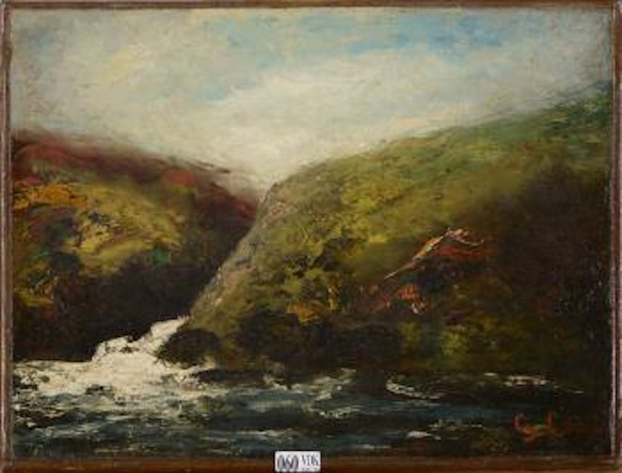 Falaise Sur La Côte Normande by Gustave Courbet