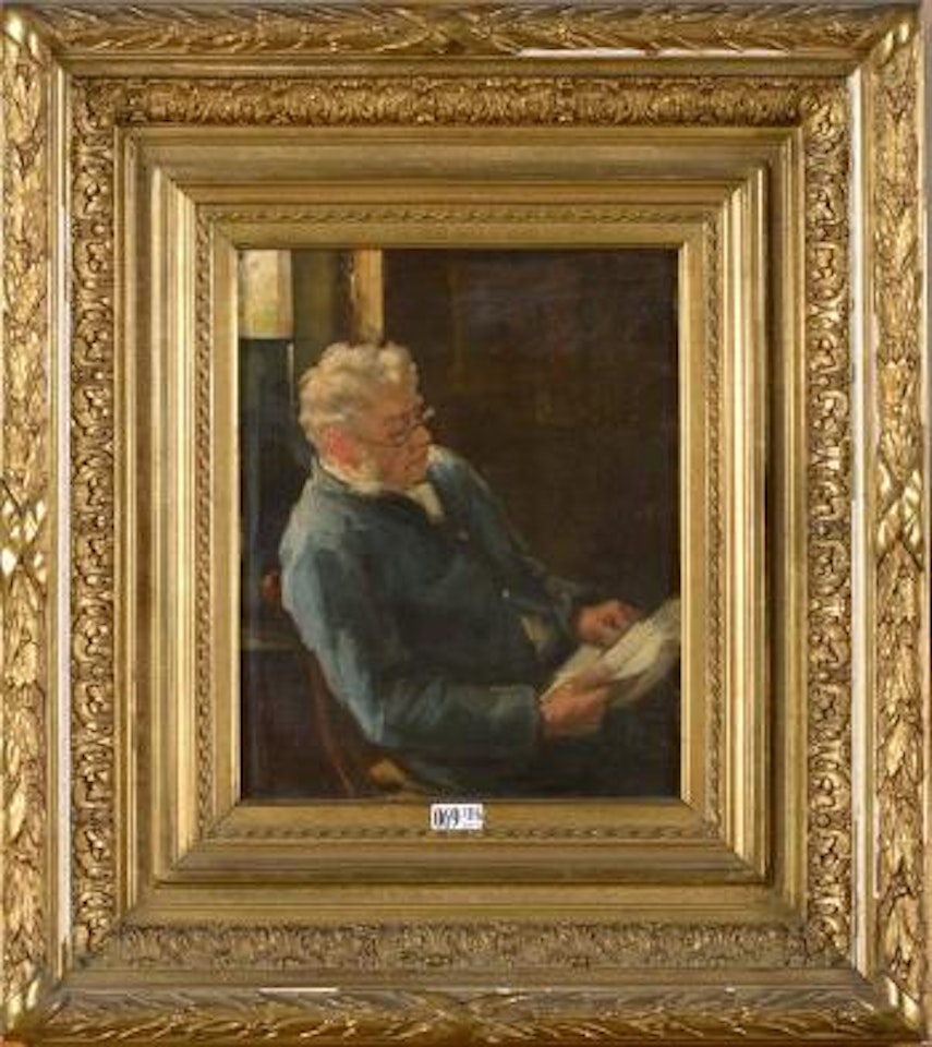 Homme À La Lecture by Leon Comerre