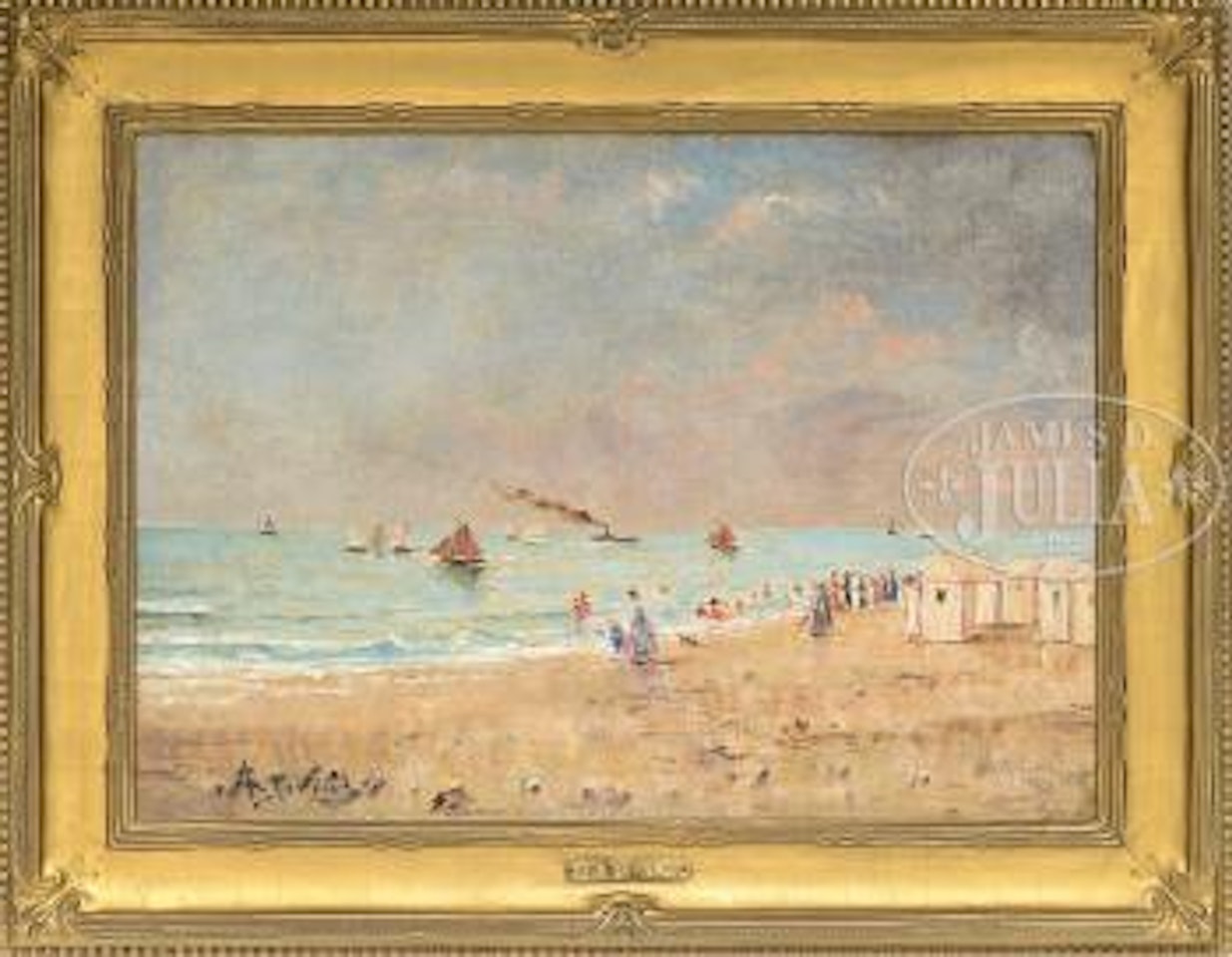 A la plage by Alfred Stevens