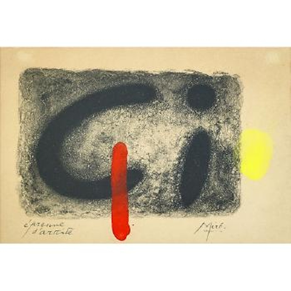 Pl. 4 From Nous Avons by Joan Miró