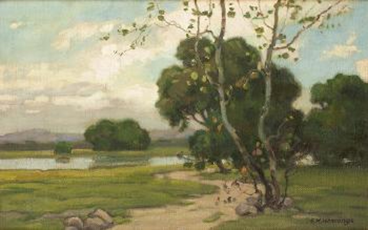 Cottonwood Path by Ernest Martin Hennings