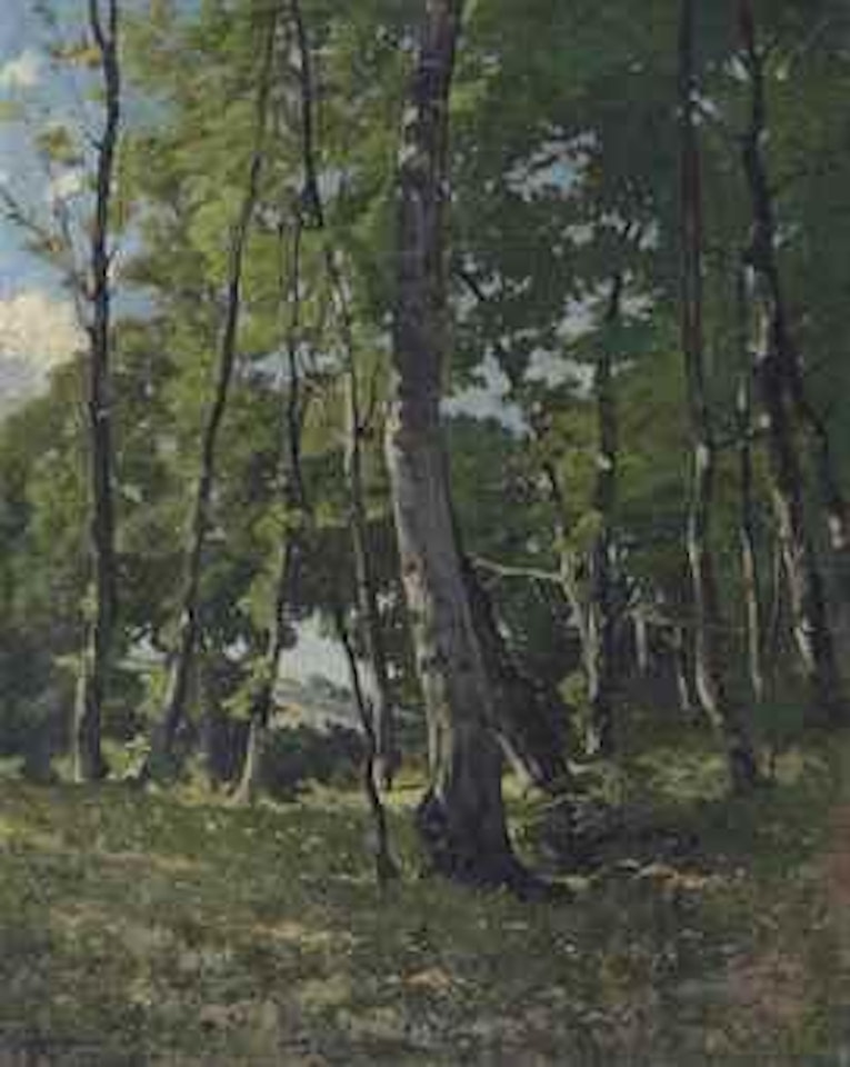 Entrée de forêt by Henri Harpignies
