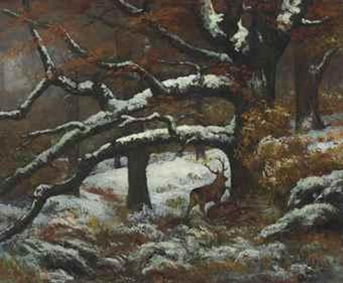 Remise de cerfs by Gustave Courbet