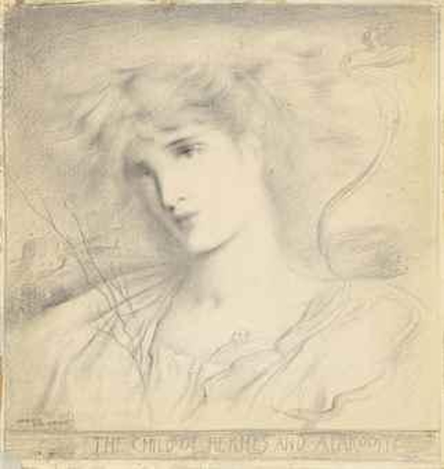 The Child of Hermes and Aphrodite by Simeon Solomon