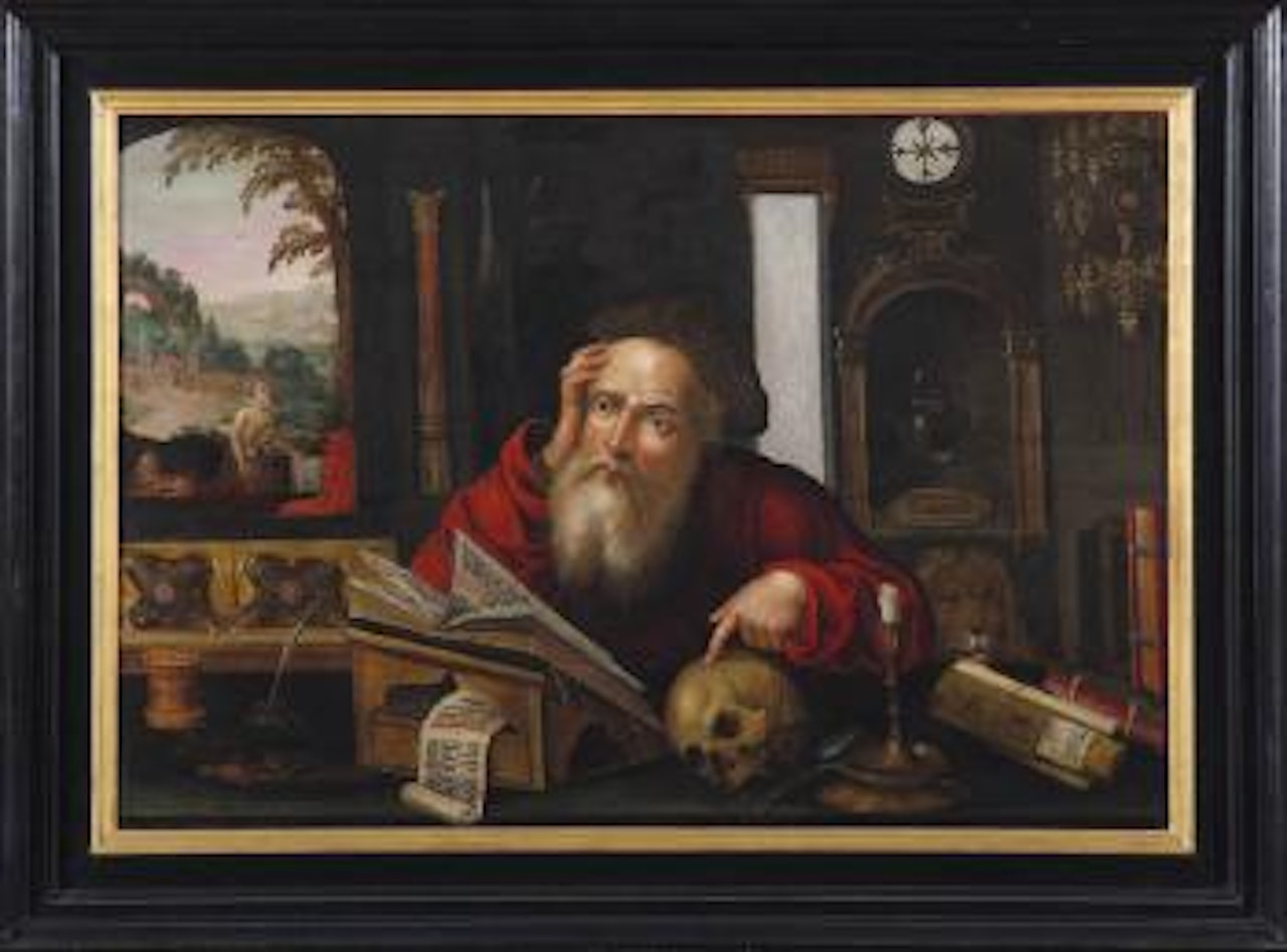 Saint Jérôme Dans Son Cabinet De Travail by Jan Matsys