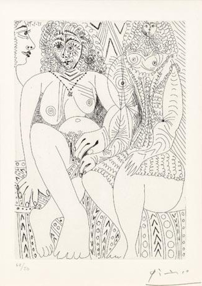 Zwei Frauen by Pablo Picasso