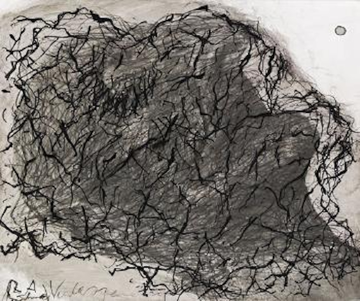 Bruckner (Verlassen) aus der Totenmaskenserie by Arnulf Rainer