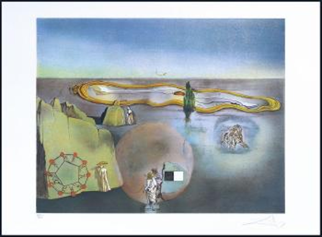 Alla ricerca della quarta dimensione by Salvador Dali