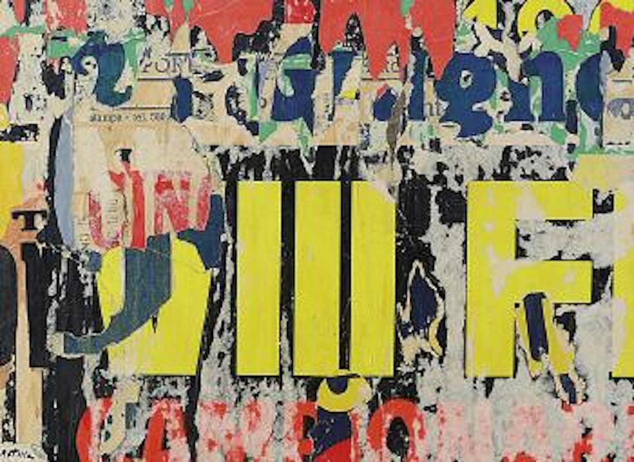 Senza titolo by Mimmo Rotella