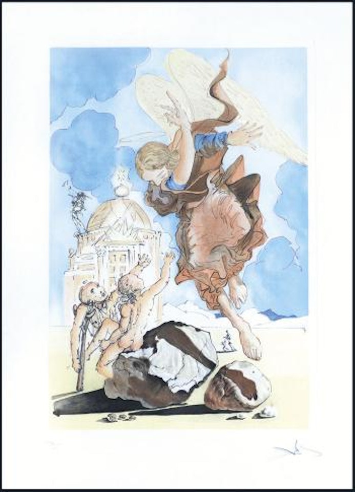 L'angelo redentore by Salvador Dali