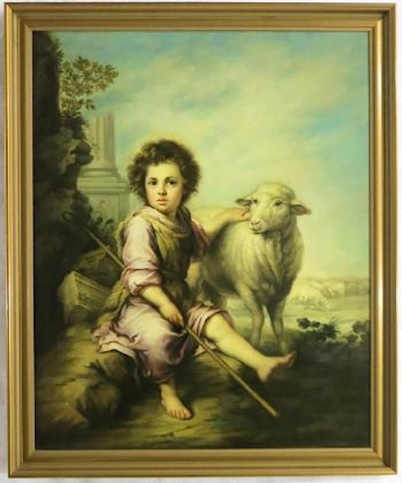 El Buen Pastor by Adrian Molero by Bartolomé Esteban Murillo