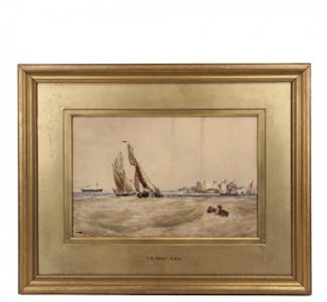 Fishing the Midway (Northumberland) by Thomas Bush Hardy