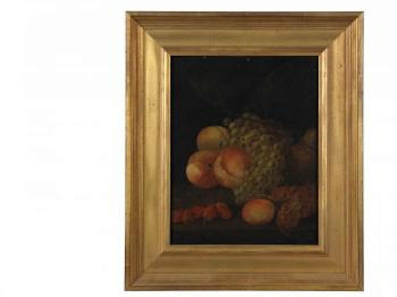Still Life with Grapes, Peaches, Strawberries and a Pear by Cornelis de Heem