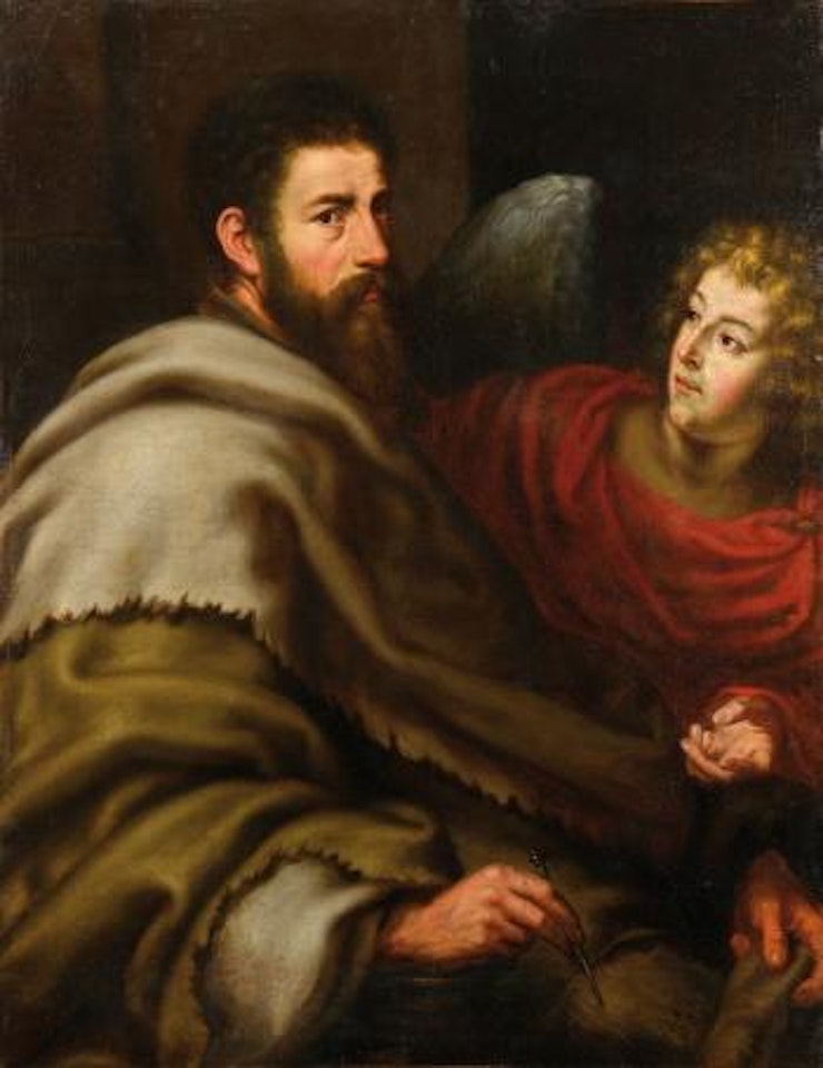 Saint-Matthieu et l’ange by Gérard Seghers